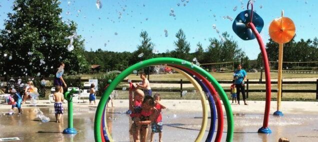 Hawk Island splash pad Ingham County parks fb