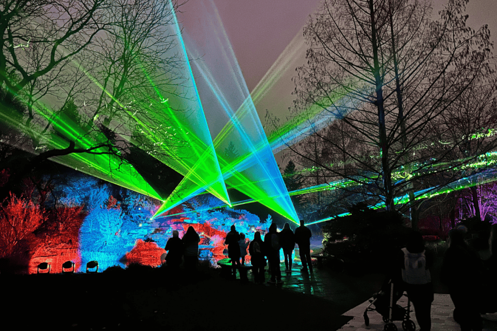ENLIGHTEN Light Show Meijer Gardens Grand Rapids