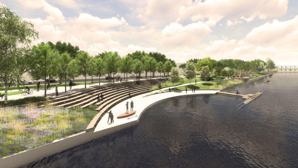 Canal Street Park design