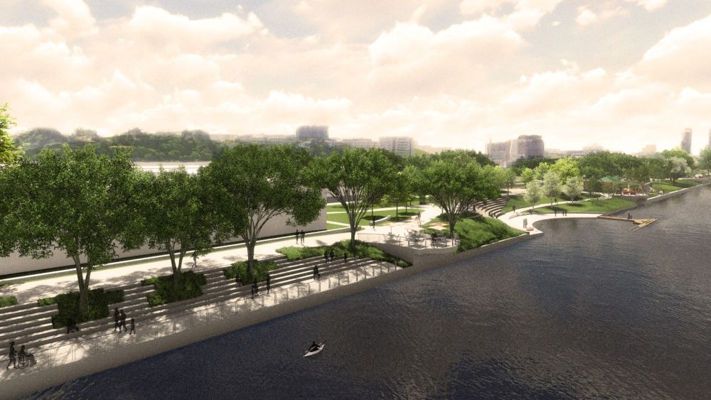 Canal Street Park design