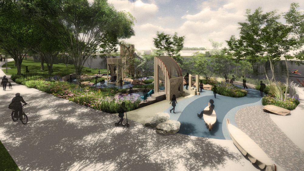 Canal Street Park design