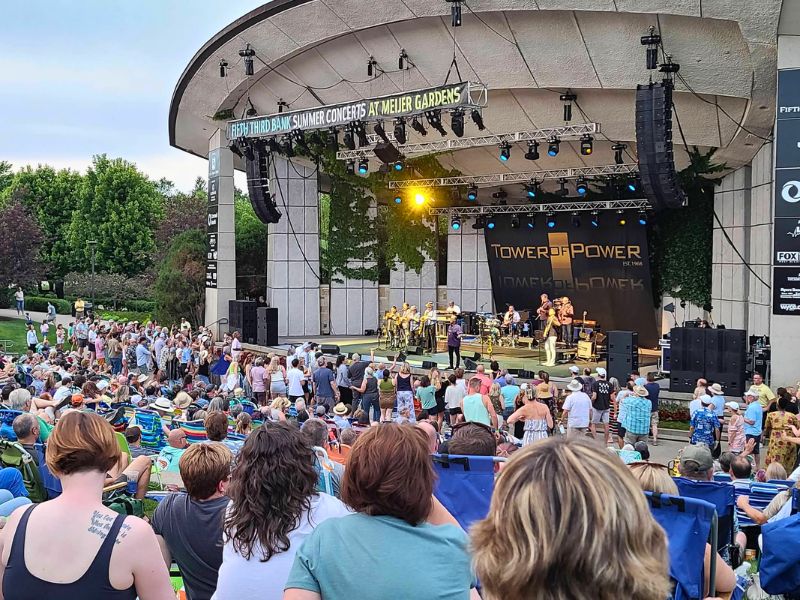 Meijer Gardens Concerts stage during concert Rudd