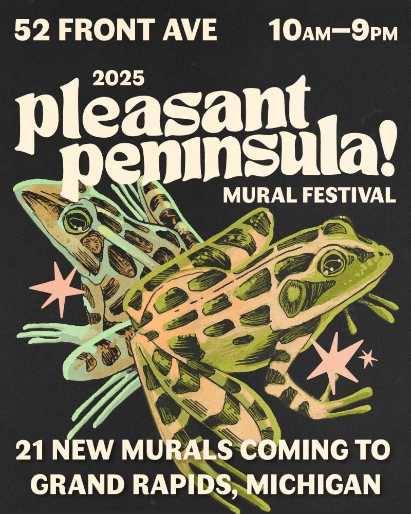 Pleasant peninsula festival 2025 poster website