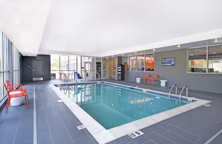 indoor pool by GR airport