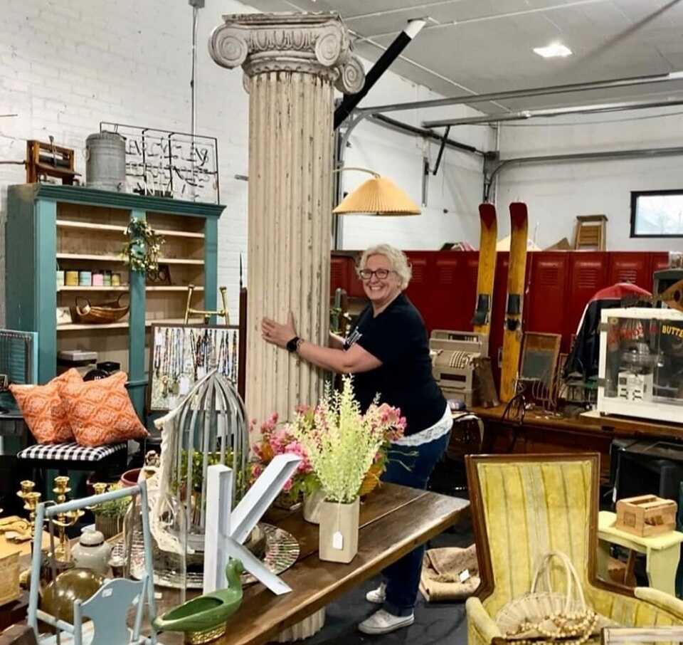 inside elevated market