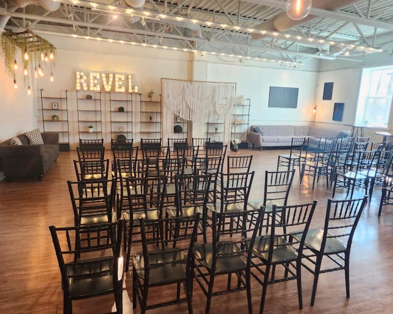 Revel Center chairs and room