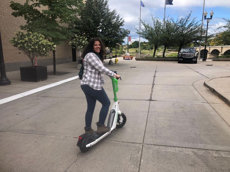 Downtown Grand Rapids Electric Scooter