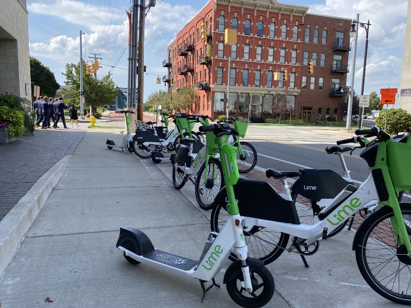 Downtown Grand Rapids Electric Scooters
