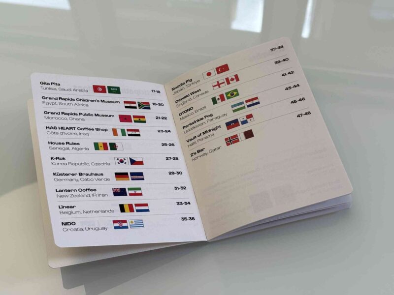 Scavenger Hunt Passport Inside