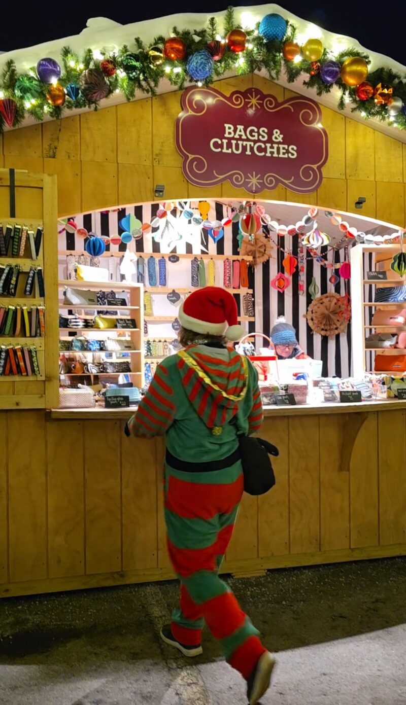 Sometimes the GR Holiday Lights Trolley Stops At Christkindl Markt